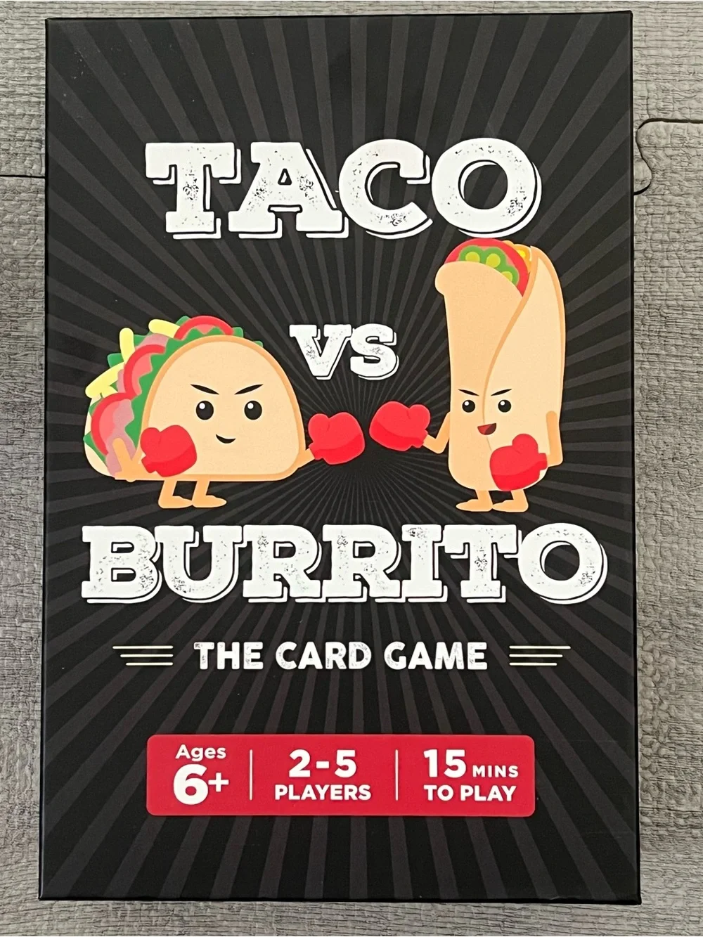 PlayMonster Games Taco vs Burrito The Card Game, Ages 8-11, 2-5 Players